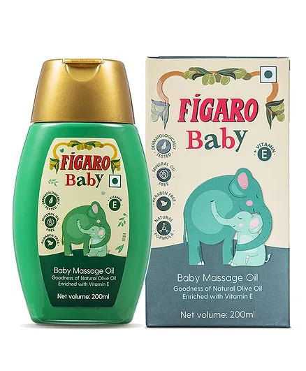 Figaro Baby Massage Oil - 200 ml & Figaro Baby Body Lotion - 400 ml