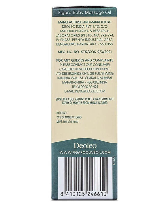 Figaro Baby Massage Oil - 200 ml