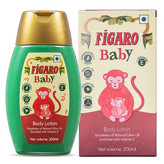 Figaro Baby Massage Oil - 400 ml & Baby Body Lotion - 200 ml