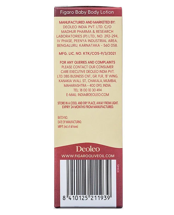 Figaro Baby Body Lotion - 200 ml