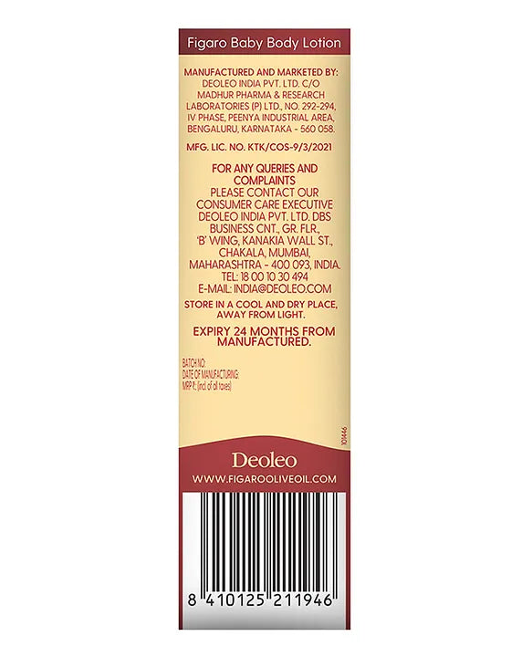 Figaro Baby Body Lotion - 400 ml