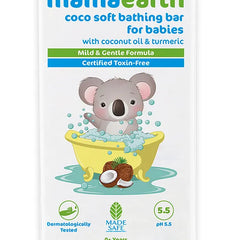 Mamaearth Baby Mamaearth Coco Soft Bathing Bar pH 5.5 With Coconut Oil & Turmeric Pack of 2 - 150 gm