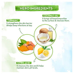 Mamaearth Baby Mamaearth Coco Soft Bathing Bar pH 5.5 With Coconut Oil & Turmeric Pack of 2 - 150 gm