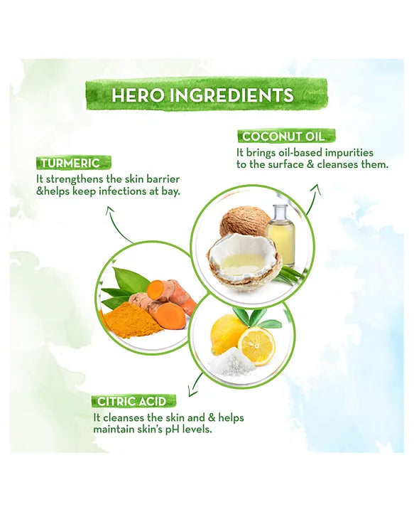 Mamaearth Baby Mamaearth Coco Soft Bathing Bar pH 5.5 With Coconut Oil & Turmeric Pack of 2 - 150 gm