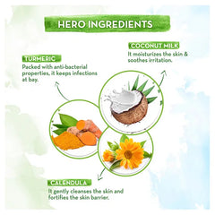 Mamaearth Baby Mamaearth Coco Soft Body Wash with Coconut Milk and Turmeric - 400 ml