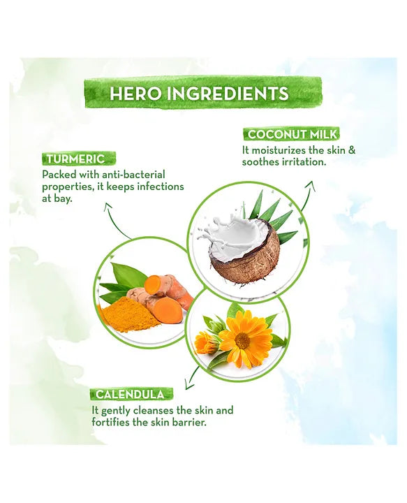 Mamaearth Baby Mamaearth Coco Soft Body Wash with Coconut Milk and Turmeric - 400 ml