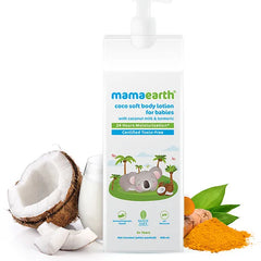 Mamaearth Baby Mamaearth Coco Soft Body Lotion With Coconut Milk & Turmeric For 24 Hour Moisturization - 400 ml