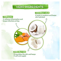 Mamaearth Baby Mamaearth Coco Soft Body Lotion With Coconut Milk & Turmeric For 24 Hour Moisturization - 400 ml