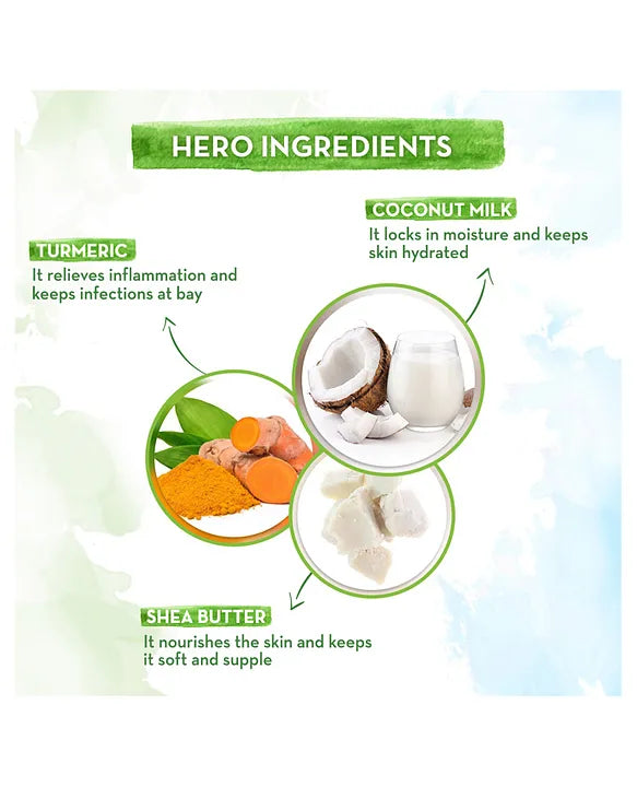 Mamaearth Baby Mamaearth Coco Soft Body Lotion With Coconut Milk & Turmeric For 24 Hour Moisturization - 400 ml