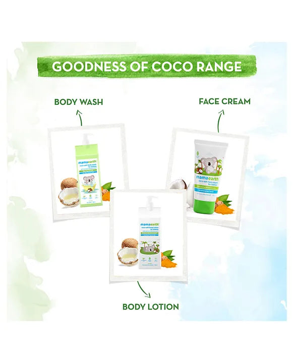 Mamaearth Baby Coco Soft Face Cream With Coconut Milk & Turmeric - 60 gm