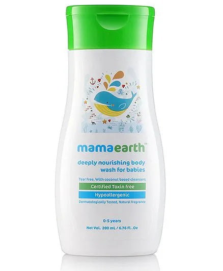 Mamaearth Baby mamaearth Deeply Nourishing Wash For Babies - 200 ml