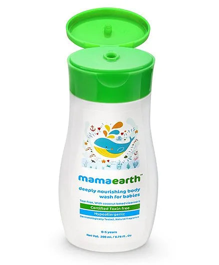 Mamaearth Baby mamaearth Deeply Nourishing Wash For Babies - 200 ml