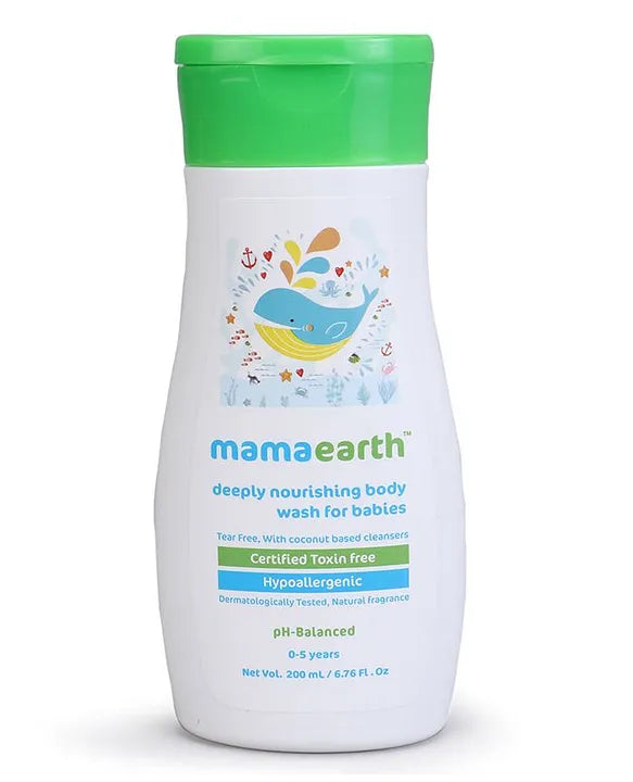 Mamaearth Baby mamaearth Deeply Nourishing Wash For Babies - 200 ml