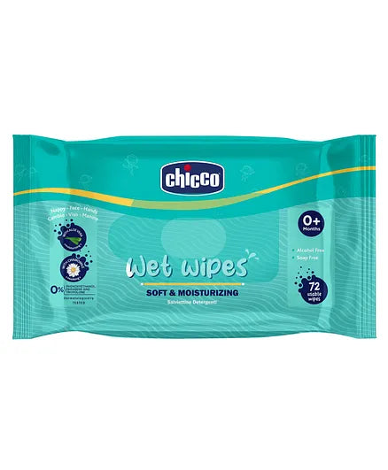 Chicco Comfypro Diaper Pants Extra Large - 11 Pieces & Soft Moisturizing Wet Wipes - 72 Pieces