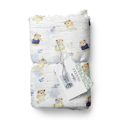 Muslin Swaddle for Infants 100 X 120 Cms - Bear Hug