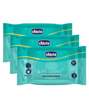 Chicco Soft & Moisturizing Wet Wipes - 72 Wipes (Pack of 6)
