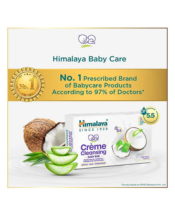 Himalaya Babycare Himalaya Creme Cleansing Baby Bar -  125 g