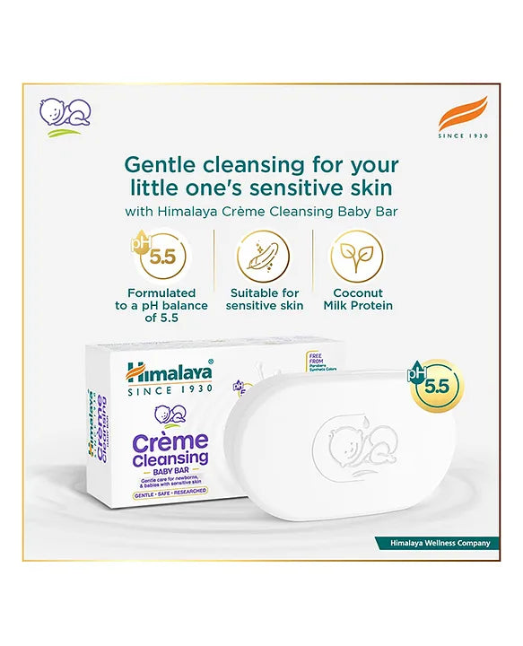 Himalaya Babycare Himalaya Creme Cleansing Baby Bar -  125 g
