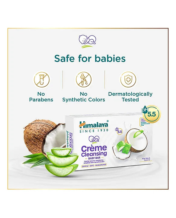 Himalaya Babycare Himalaya Creme Cleansing Baby Bar -  125 g