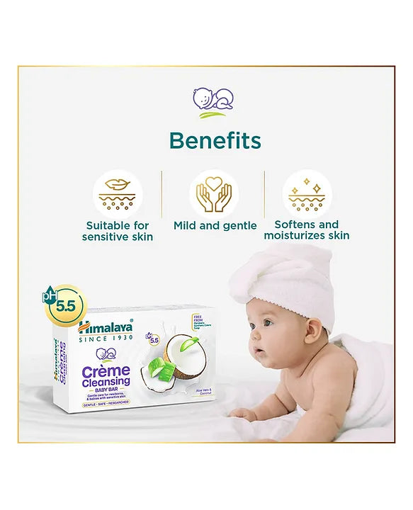Himalaya Babycare Himalaya Creme Cleansing Baby Bar -  125 g