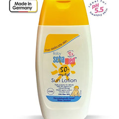 Sebamed Baby  Sun Lotion|pH 5.5|Triple Protection from UV rays|Water & Sweat resistant|200 ml