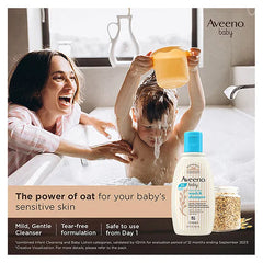 Aveeno Baby Daily Moisture Wash and Shampoo 100ml