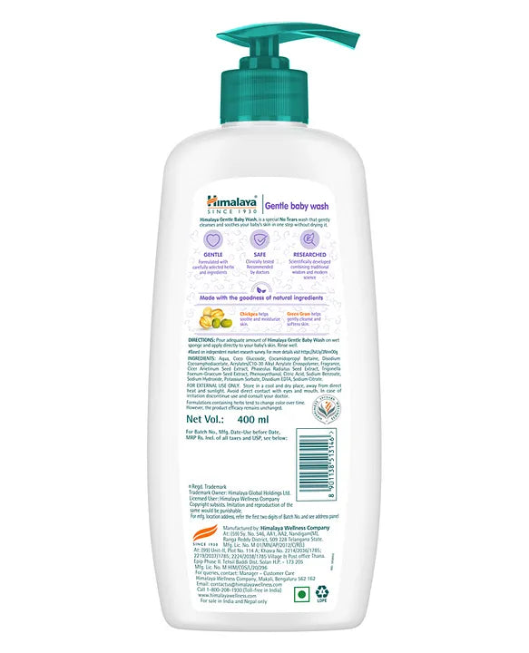 Himalaya Babycare Himalaya Gentle Baby Wash - 400 ml