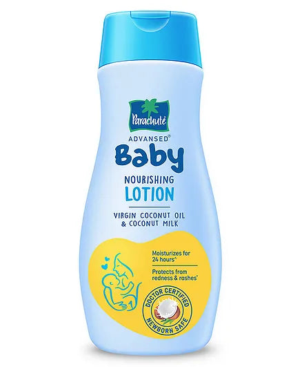 Parachute Advansed Baby Pack of 4(Massage Oil 200ml, Nourishing Lotion 200 ml, Soap (75 gm x 3), Nourishing Shampoo 200 ml).