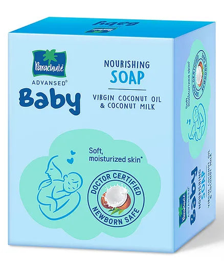 Parachute Advansed Baby Combo of Soap (75 gm x 3) & Nourishing Cream 100 gm