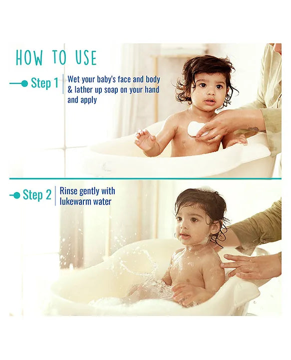 Parachute Advansed Baby Soap for Newborn Babies  Doctor Certified  Ph 5.5  Virgin Coconut Oil & Coconut Milk  Prevents Dryness - 75g x 3