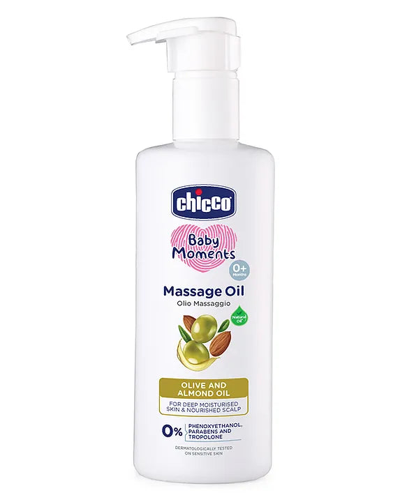 Chicco Baby Moments Massage Oil - 300 ml