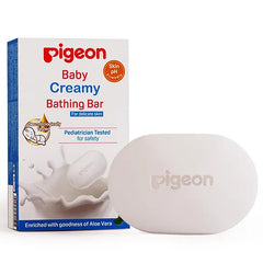Pigeon Creamy Bathing Bar for Sensitive Skin Pack of 2 - 75 g Total