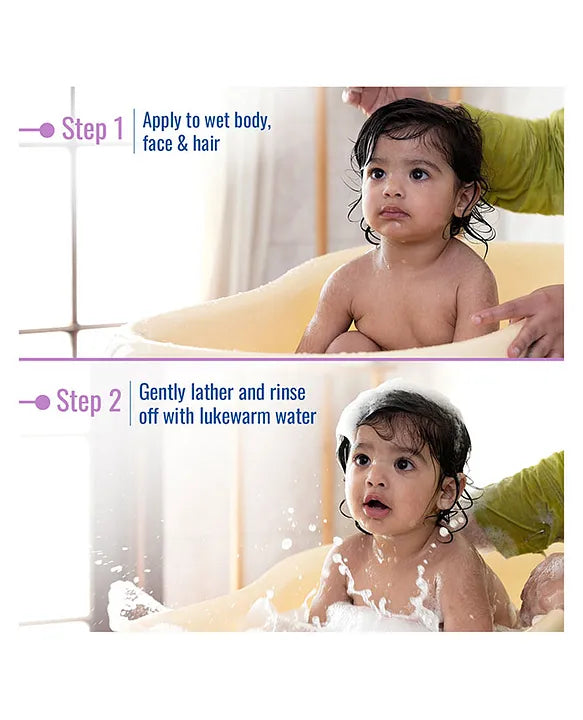 Parachute Advansed Baby Gentle Wash for New Born  Enriched with Virgin Coconut Oil  Gently cleanses in Hard water  Doctor certified-  200 ml