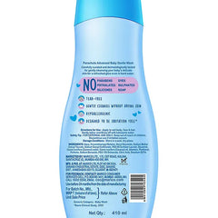 Parachute Advansed Baby Gentle Wash for New Born  Enriched with Virgin Coconut Oil  Gently cleanses in Hard water  Doctor certified-  410 ml