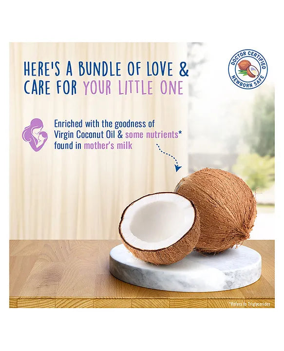 Parachute Advansed Baby Gentle Wash for New Born  Enriched with Virgin Coconut Oil  Gently cleanses in Hard water  Doctor certified-  410 ml