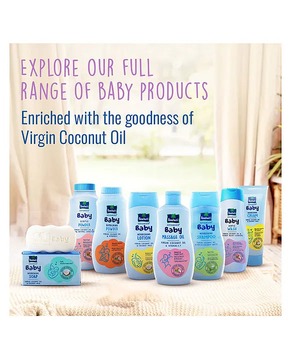 Parachute Advansed Baby Gentle Wash for New Born  Enriched with Virgin Coconut Oil  Gently cleanses in Hard water  Doctor certified-  410 ml
