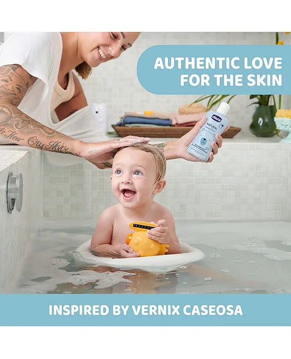 Chicco Natural Sensation Baby Body Wash & Shampoo - 200 ml