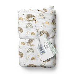 Muslin Swaddle for Infants 100 X 120 Cms - Porcufine