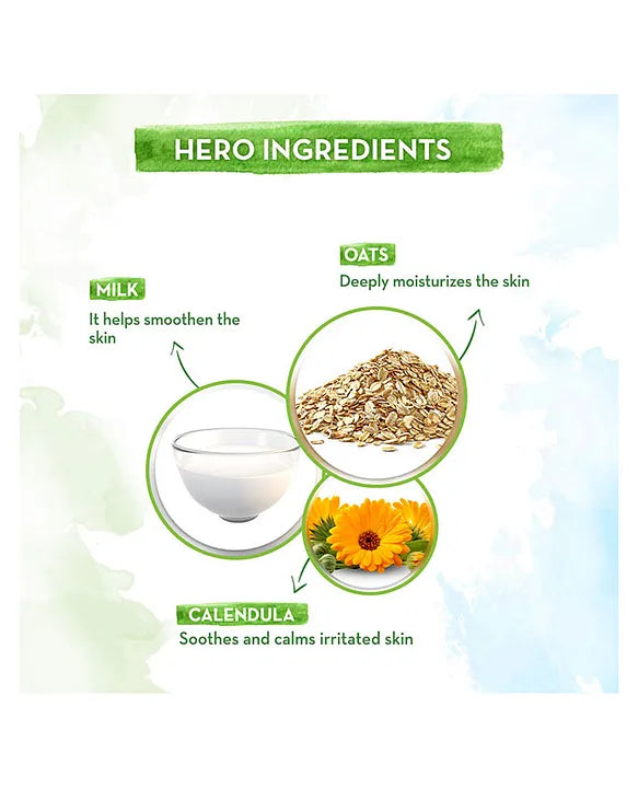 Mamaearth Baby Milk Soft Mineral Based Sunscreen with SPF 30 & PA+++ and Oats Milk and Calendula- 80 g