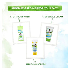 Mamaearth Baby Milk Soft Mineral Based Sunscreen with SPF 30 & PA+++ and Oats Milk and Calendula- 80 g