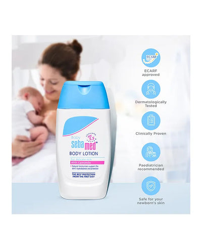 Sebamed Baby  Body Lotion|pH 5.5|Long lasting moisturiser|Quickly absorbed|50 ml