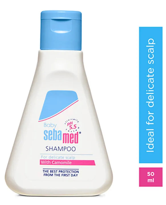 Sebamed Baby  Shampoo|pH 5.5| Ideal for Newborn's delicate scalp| No Tears | 50 ml