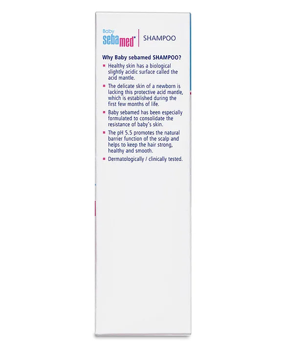 Sebamed Baby  Shampoo|pH 5.5| Ideal for Newborn's delicate scalp| No Tears | 50 ml