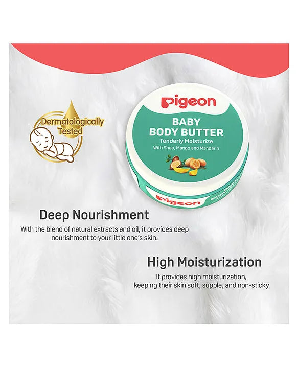 Pigeon Natural Body Butter for Babies Sensitive Skin- 50 g