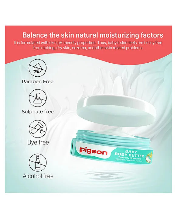 Pigeon Natural Body Butter for Babies Sensitive Skin- 50 g
