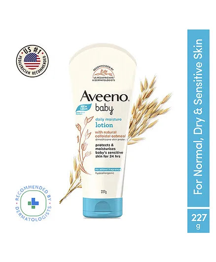 Aveeno Baby Daily Moisturising Lotion - 227 gm & Moisturising Bath - 354 ml