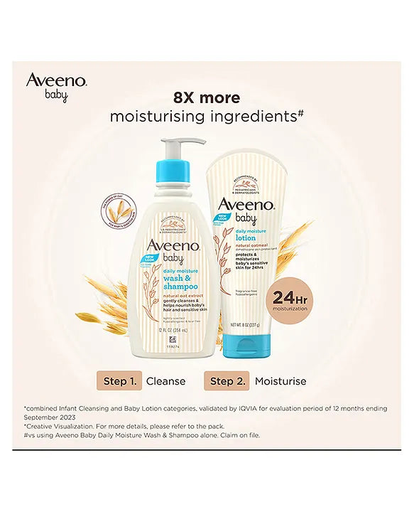 Aveeno Baby Daily Moisturising Lotion for Delicate Skin (227g)