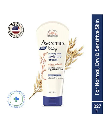 Aveeno Baby Daily Moisturising Bath-354ml & Lotion - 227gm & Cream-227gm