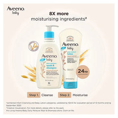 Aveeno Baby Daily Moisture Wash & Shampoo for Delicate Skin (354ml)