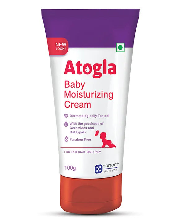Torrent Pharma Atogla Baby Cream 100g | Advanced Gentle Moisturising Cream |Paediatrician Recommended- By